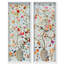 Oliver Gal Blooming Coral and Blue Set Floral and Botanical - 3D Shadowbox Framed Wall Art
