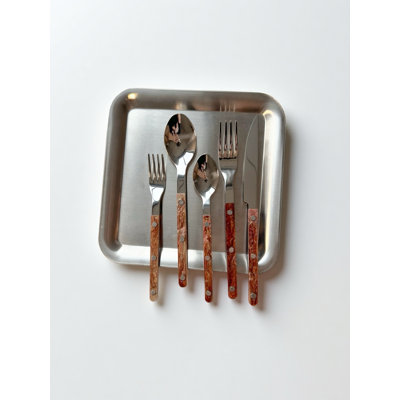 S10 Modern Nebula Cutlery Bistrot Style Rivet Flatware Set