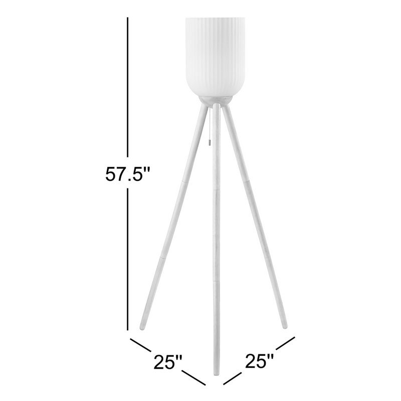 Lapka 57.5'' Tripod Floor Lamp, Black