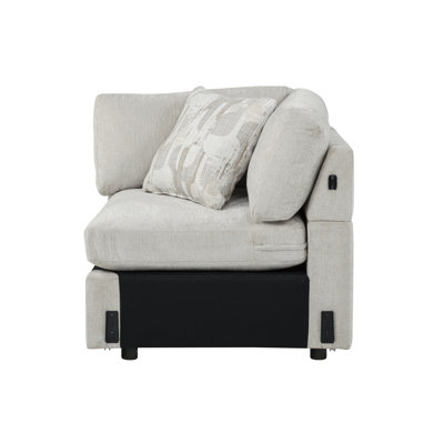 Montelongo Corner Seat Linen With 1 Pillow