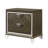 Dark Champagne Nightstand With Enhanced Visual Appeal Modern Framework Structure