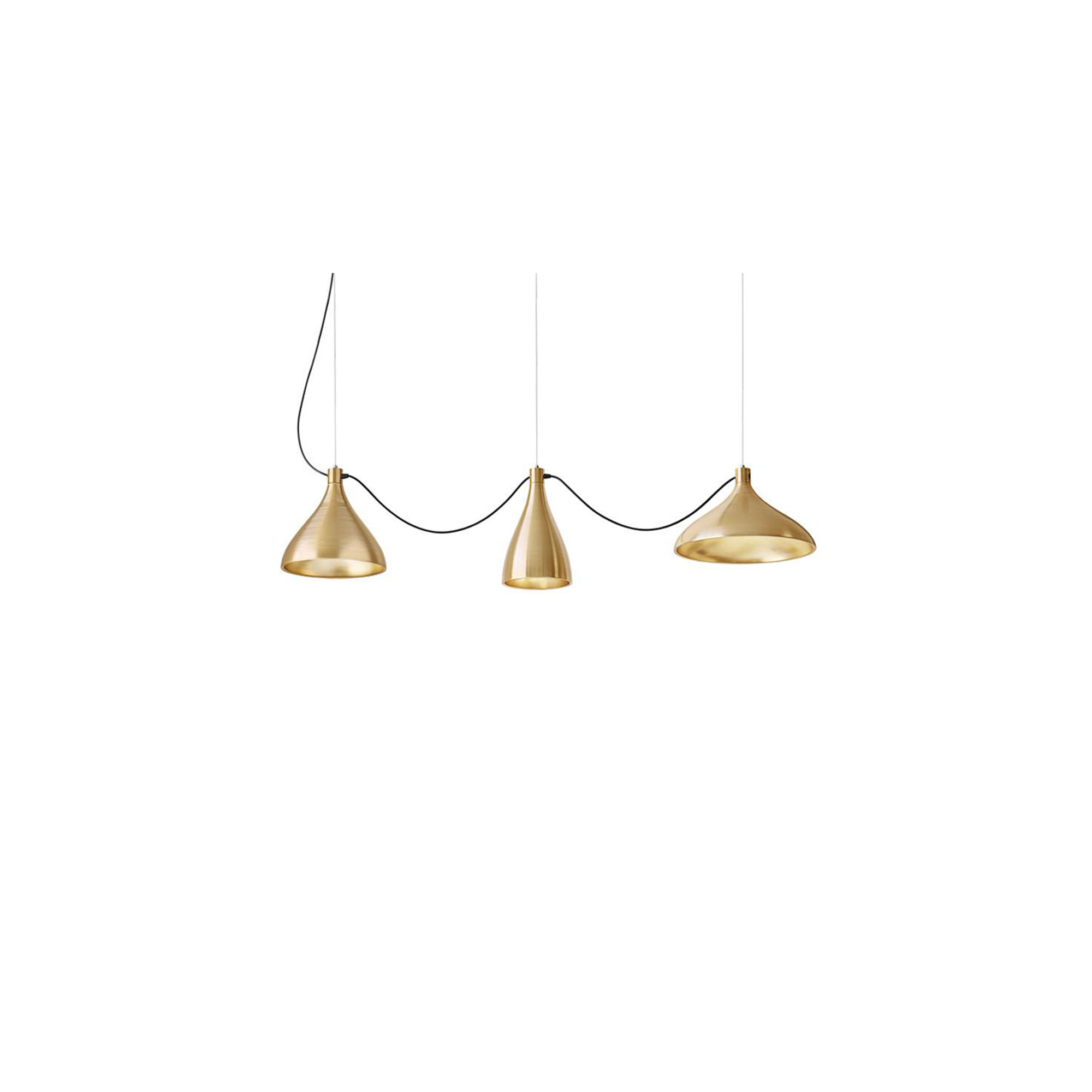 Swell String Mix, 140" H x 110" W x 24" D, Brass