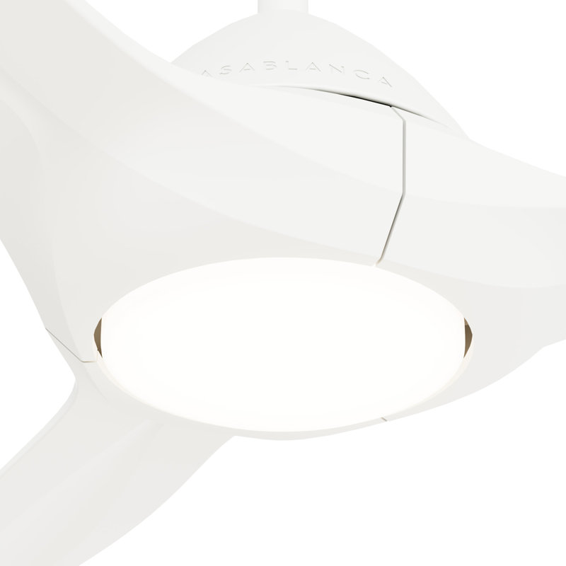 Surea 52'' Ceiling Fan with LED Lights, White