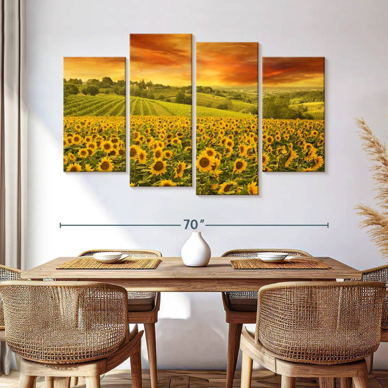 Tournesols Alvord Italian Hill, H 42 po x l 68 po