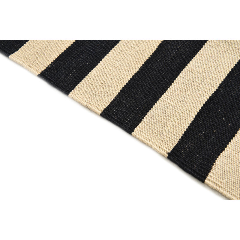Tapis noir et blanc Parrett