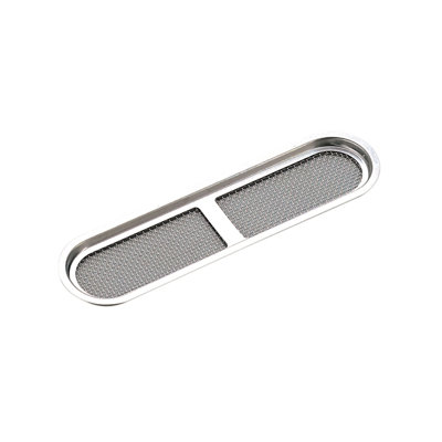 Sugatsune Stainless Steel Ventilation Grill- SAD-200, Silver Finish