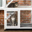 Maison d'extérieur en bois pour chat