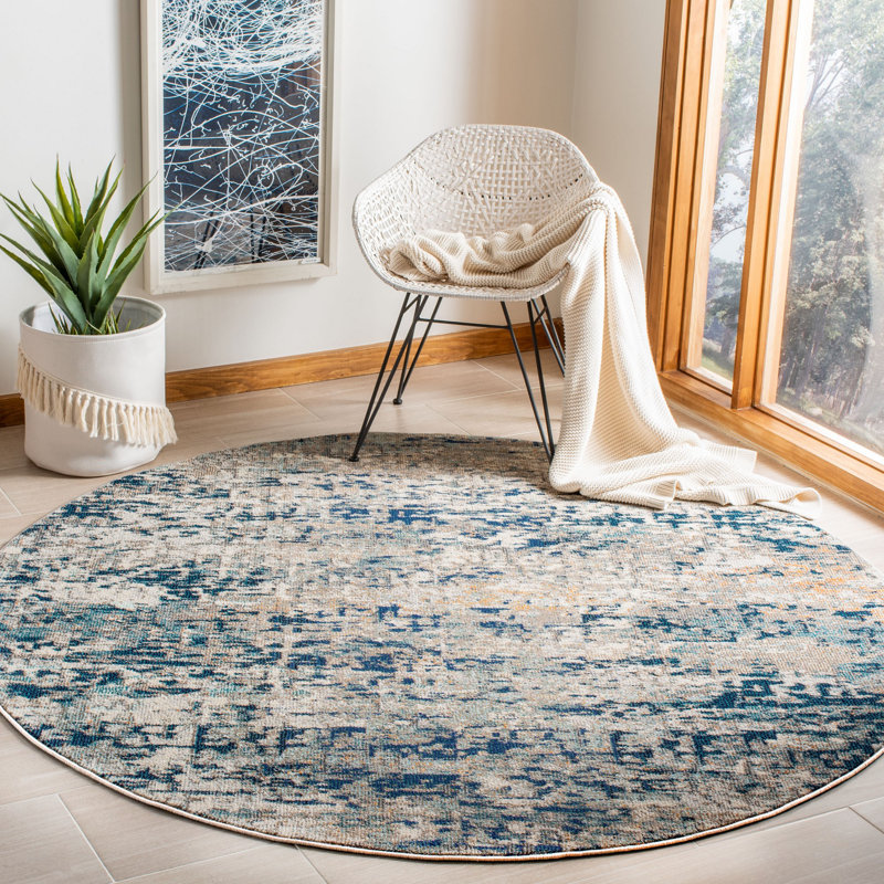 Forest Hill Abstract Area Rug, Round 201cm
