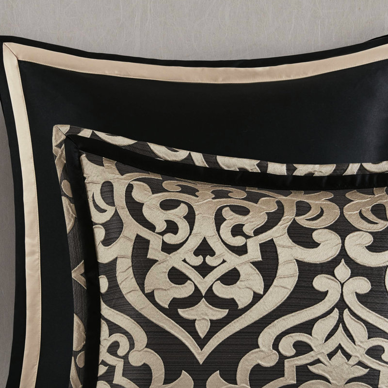 Édredon très grand 8 pièces, coussin brodé, matériau, conception réversible facile d'entretien, décoration