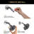 3 Rain Modes High Pressure 4-Inch Fixed Shower Head - 1.8 GPM, Easy Clean Nozzles, 1-Min Install