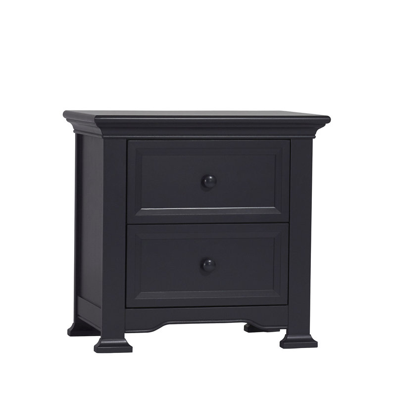 Imina 2 Drawer Nightstand, Mystic Blue
