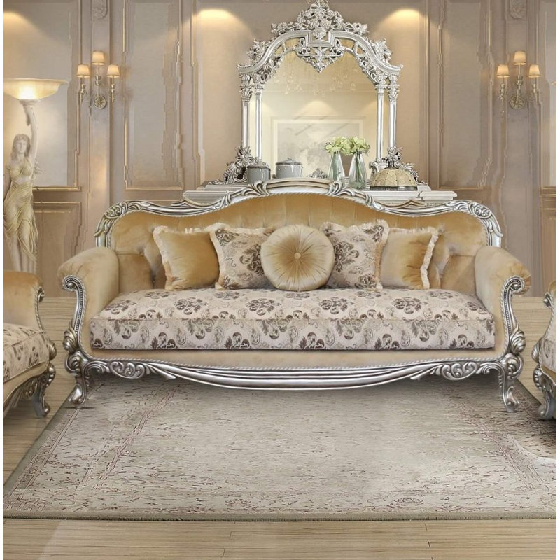 Serena Sofa, Brown, dark Merlot, beige, light brown