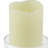8" Clear Glass Centerpiece Pillar Candle Holder With Candle