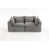 Velours gris antique