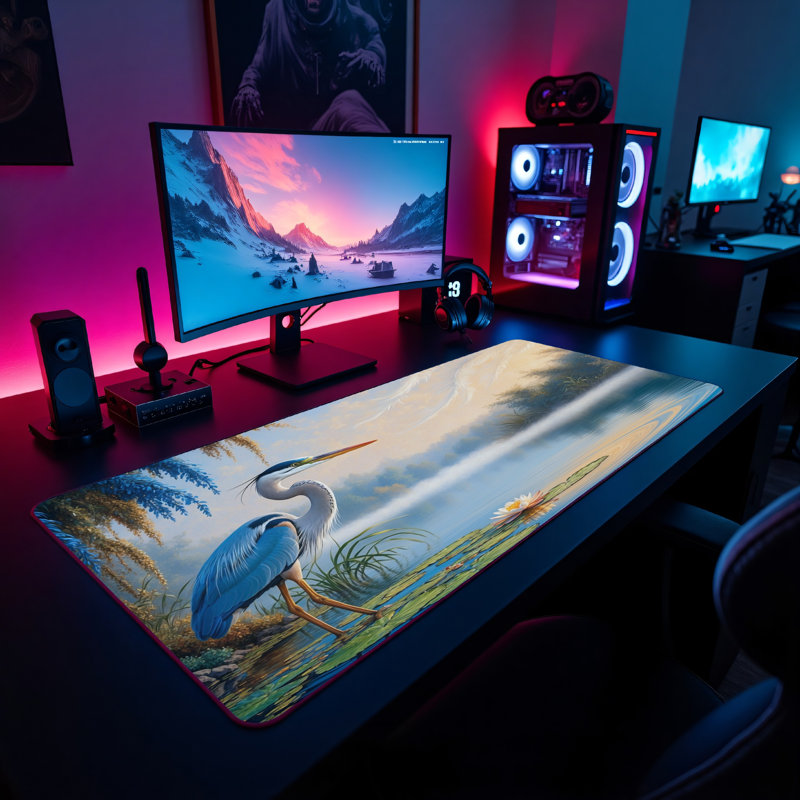 Polyester Desk Pad, 31.5x15.5