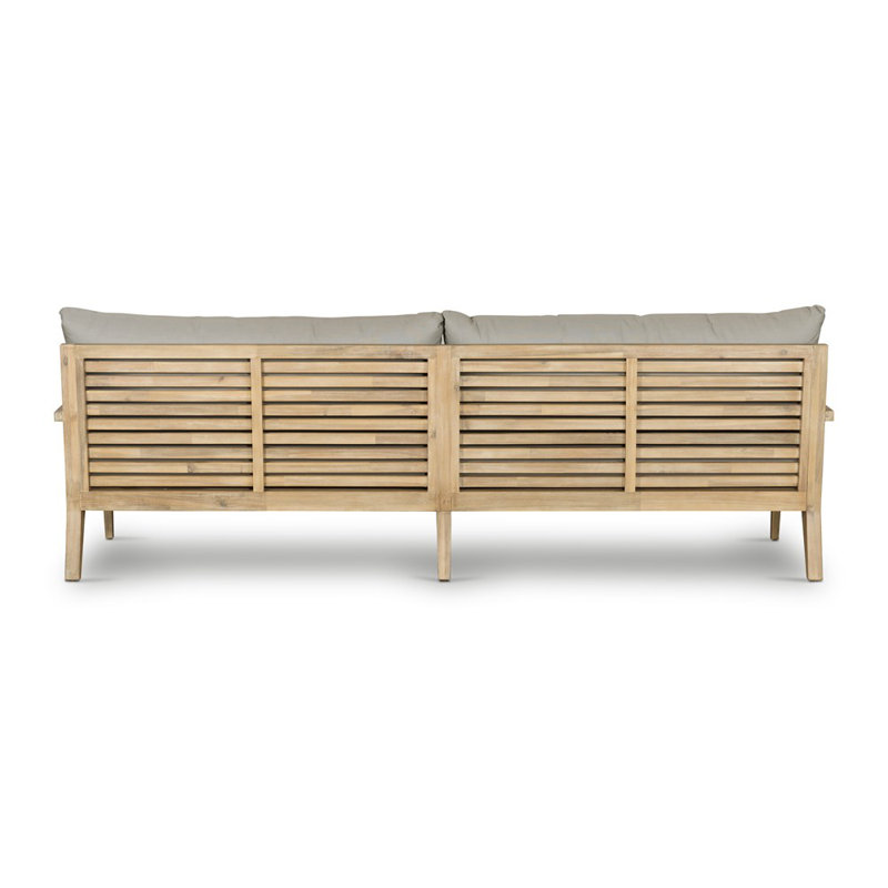 Amaya Outdoor Sofa, Lorel Ivory, Ashen Acacia