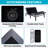 Amil Zero Gravity Pain Relieving Massaging Adjustable Bed with Wireless Remote, Bluetooth and App-847681835