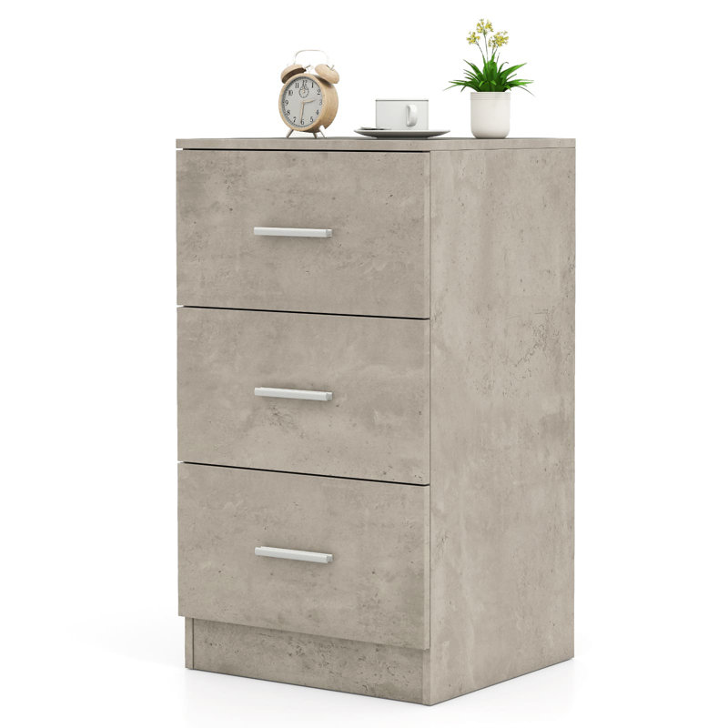 37 cm W Bedside Table