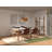 Solid Wood Base Dining Table