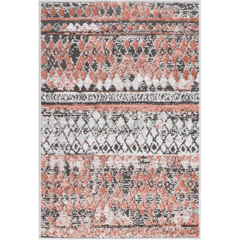 Geometric Indoor Rug, Rectangle 2'2" x 3'1"