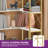 Sukanya 5 Tier Corner Bookcase, Large Display Rack Storage for Bedroom, Living Room-1091664890