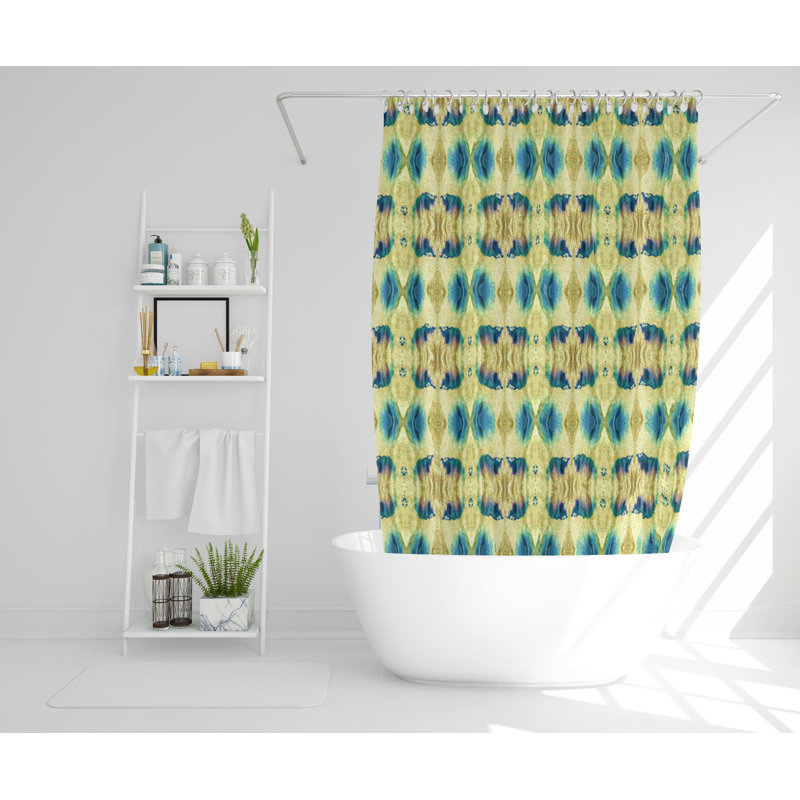 Domingues Polyester Shower Curtain, 168cm H x 168cm W