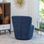 Stevie Boucle Swivel Barrel Chair-24380980