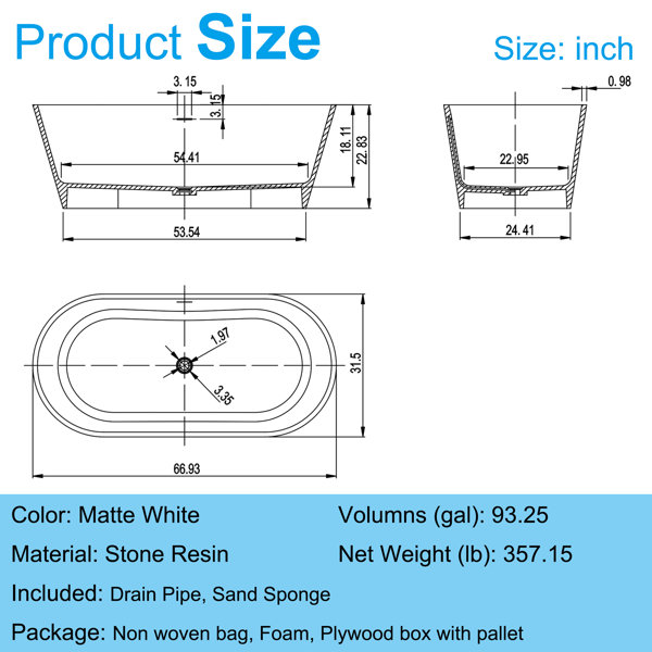 Dimensions du produit
