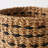 3 Piece Striped Plant Wicker Baskets