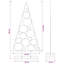 Black Metal Christmas Tree - Stylish Holiday Decor Options-432318741-432318762
