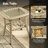 10- Piece Outdoor Patio Furniture Set, All - Weather Wicker Swivel Chairs with Thick Padded Cushions, Sectional Sofa, Coffee Table & Side Table for Garden, Backyard & Patio-1329818463