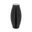 Modern Textured Ceramic Porcelain 3D Print Tall Vase for Coffee Table - Home Decor Table Styling Flower Vase for Kitchen Countertop - Black-1810500603