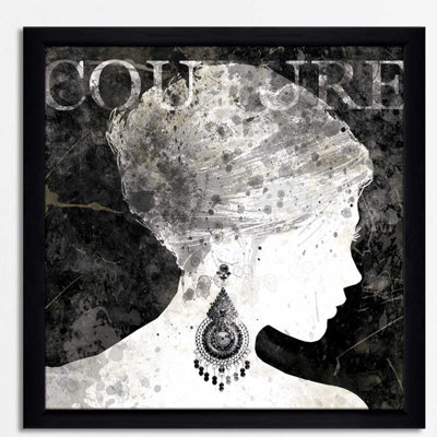 « mode silhouette i », impression encadrée