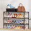  Shoe Rack - Premium Non-woven Shoe Rack Shelf, Shoe Organizer For Closet, Entryway, Garage & Corridor, Sturdy & Durable Long Stackable Shoe Shelves, Medium-864000836-864000838