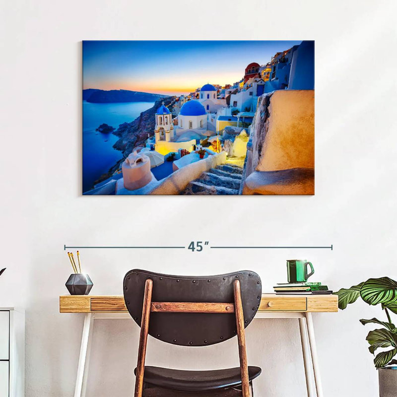 Ravi Dusky Oia, 26" H x 39" W
