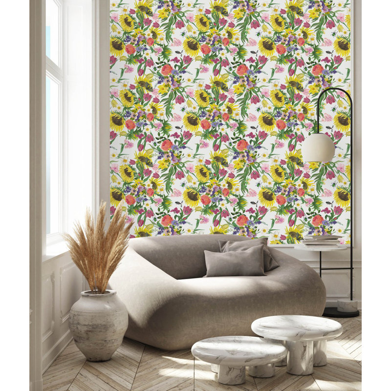 Panneau de papier peint Kemaurion, L 2,08 pi x L 10,42 pi