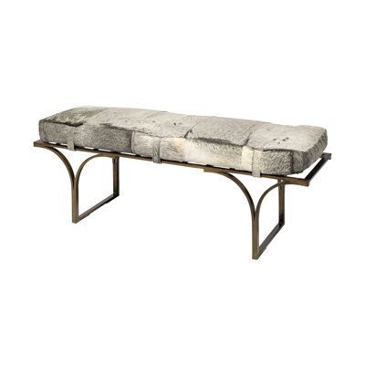 Banc en cuir véritable Magnolia