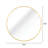 Mensaidas Round Aluminum Frame Mirror-1365435970-1365435969