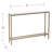 Adolphus Glass Top Console Table-717801712