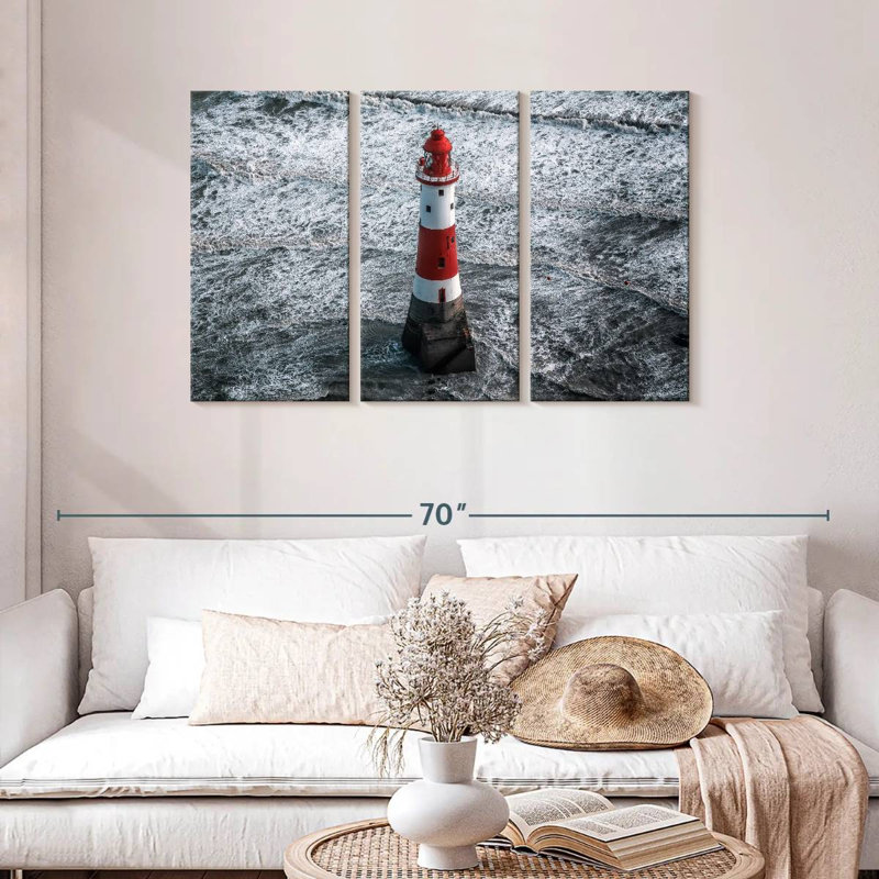 Lilie Beachy Head lighthouse, 28" H x 45" W