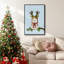 " Christmas Fluffy Owl And Antlers "-185933233-185933238