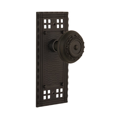 Craftsman Plate with Meadows Door Knob