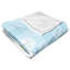 Jeté en soie Sanrio Cinnamoroll Daisy Blues, motif pastel doux, 50 x 60 po