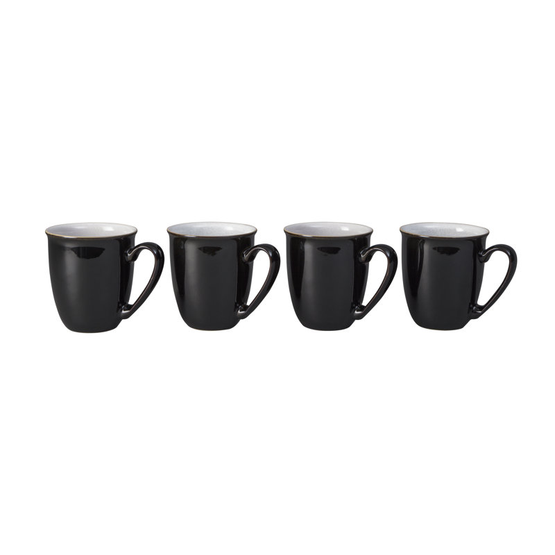 Ensemble de 4 tasses Elements, 11,16 oz, Noir