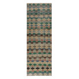 Vintage One-of-a-Kind 3'2X9'5 Hand Knotted Area Rug
