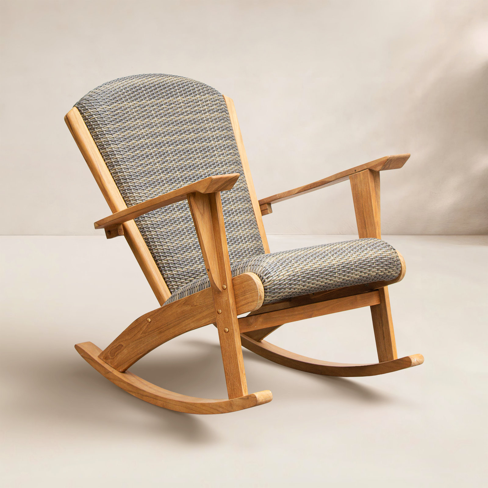 Dezi Teak Outdoor Rocking Chair