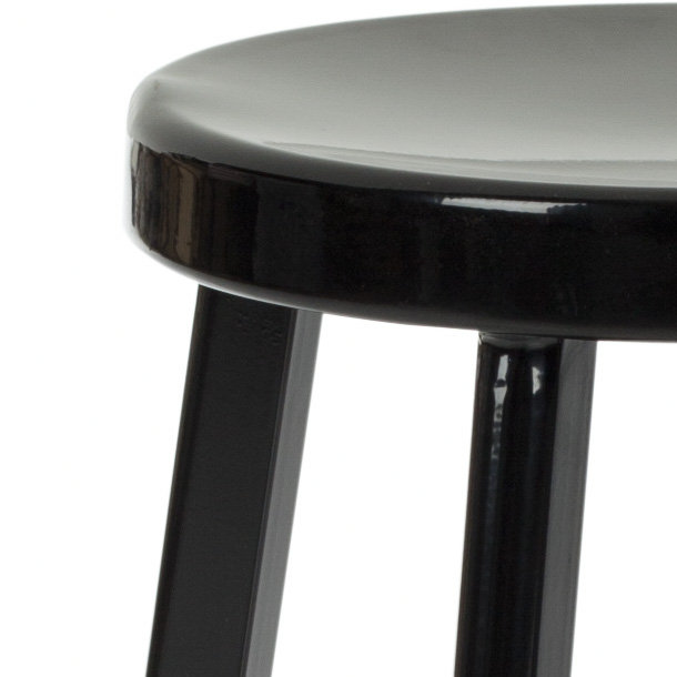 Tabouret de bar 17,7 po Liborius, Noir