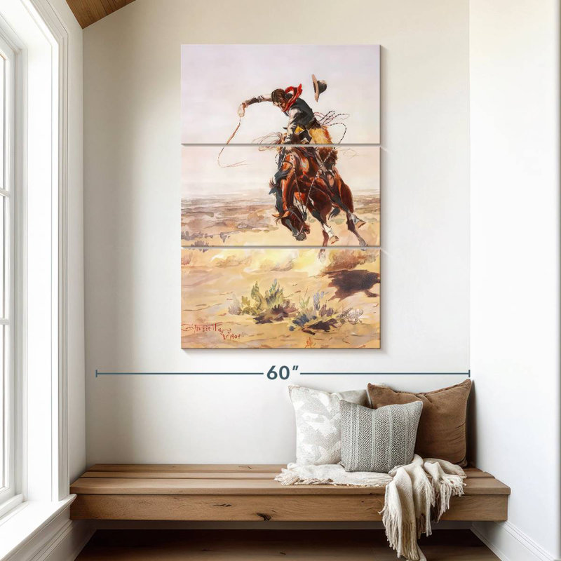 A Bad Hoss, 50" H x 32" W