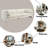 Jaeda Beige Boucle Sofa