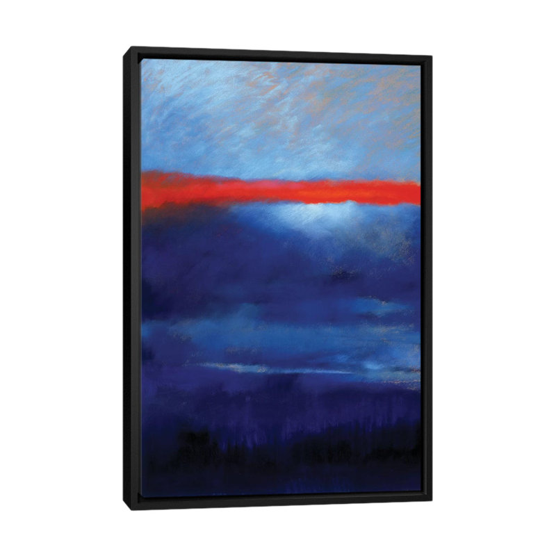 « beauté », impression sur toile, H 26 po x l 18 po x P 1,5 po, Toile avec cadre noir, Pas de tapis